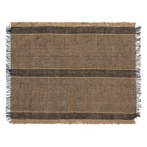 306884 jogo americano rami franjas natural preto