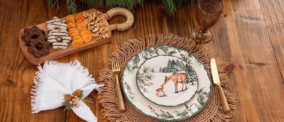 Como montar uma mesa de Natal