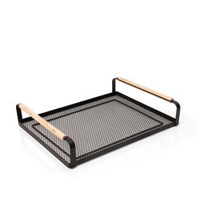bandeja media rack preto