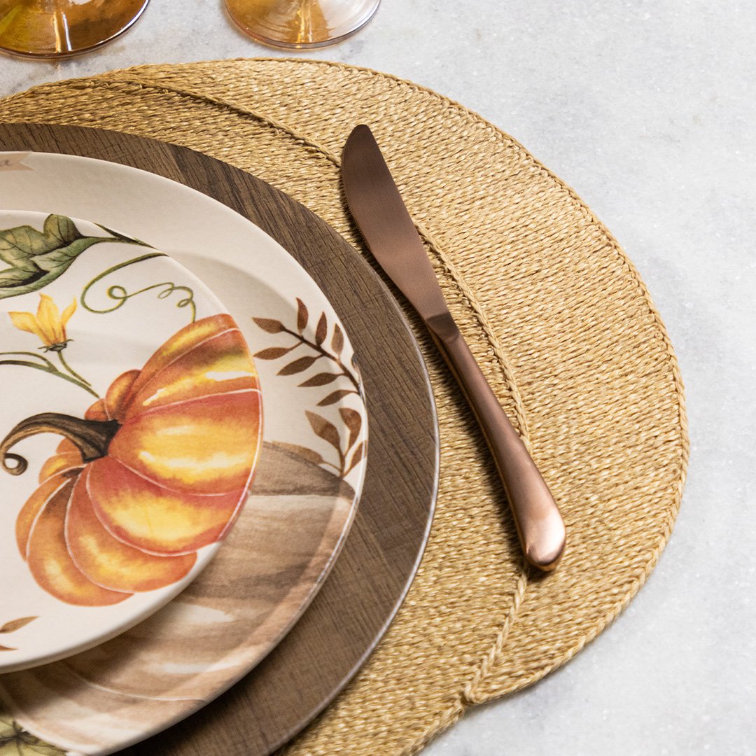 Sousplat Copa e Cia Galles Flat Wood Brown