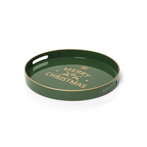 310012 bandeja christmas 38cm verde