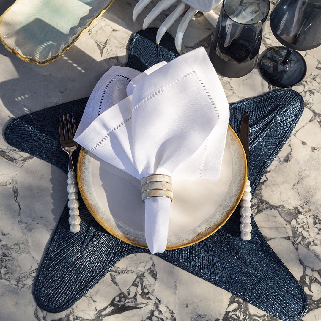 Jogo Americano Copa e Cia Avulso Brazil Nature Estrela do Mar Marinho