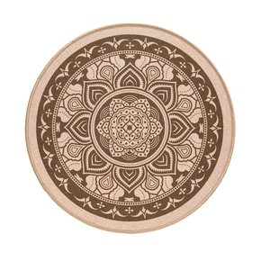 312326 jogo americano loom circular 38cm avulso liva print mandala taupe