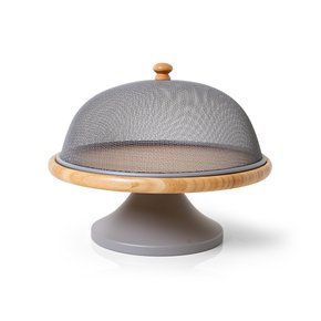 312243 porta bolo enjoy cinza