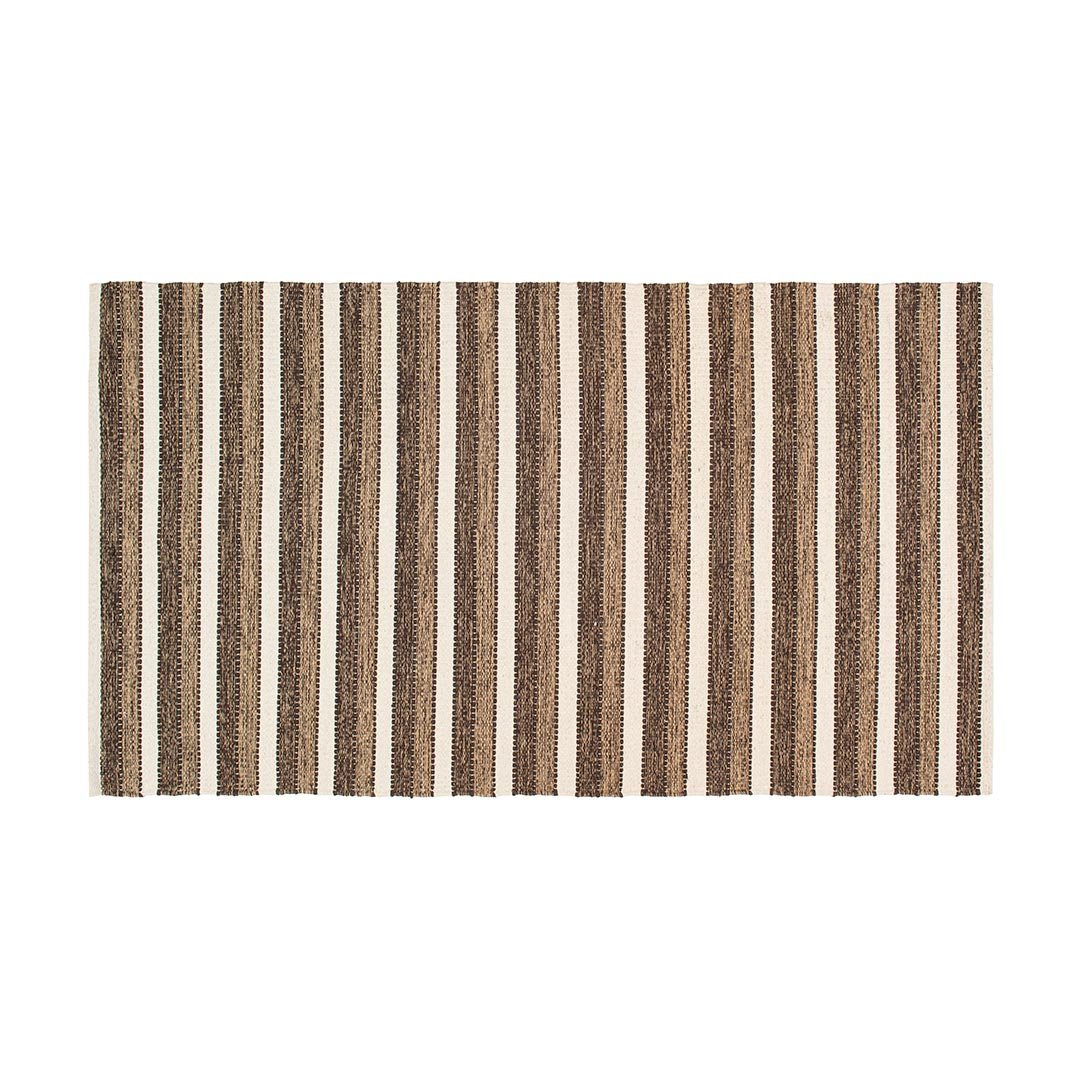Tapete Juta Copa e Cia Sense Nature Daru Preto 60x180cm