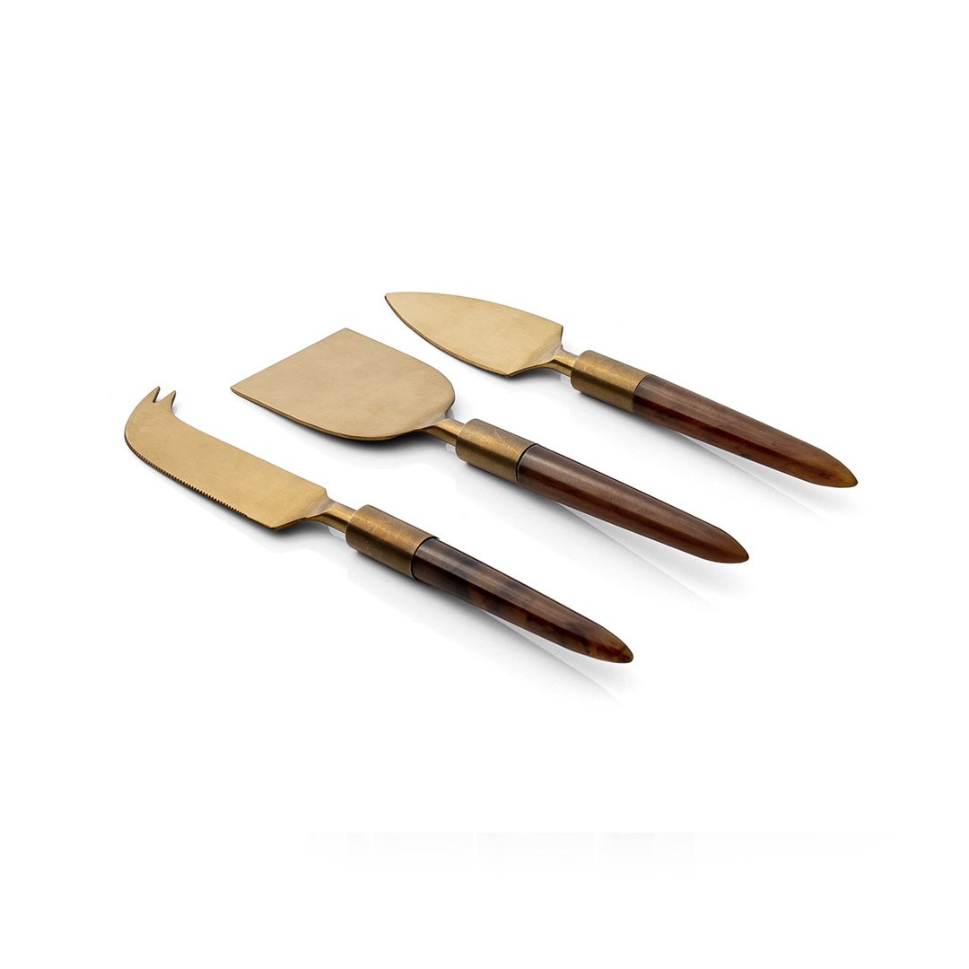 Conjunto de Espátulas 4 Peças Garbo Calacatta Gold Copa&Cia