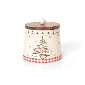 310272 pote com tampa versailles pinheiro 13cm x 13cm