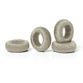 313055 anel de guardanapo 4 pcs rayon champagne 1