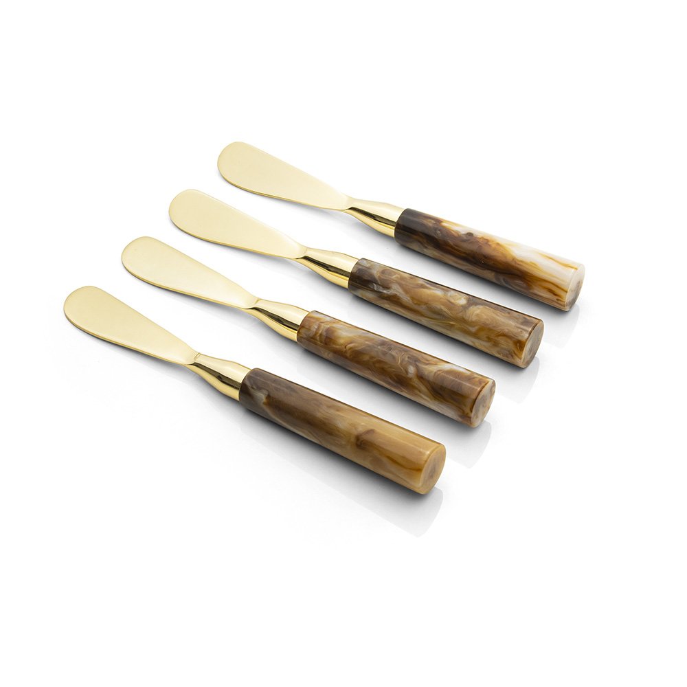 Conjunto de Espátulas 4 Peças Garbo Calacatta Gold Copa&Cia