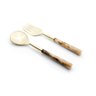 313452 conjunto de talheres para salada 2 pecas garbo calacatta gold