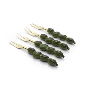 313457 conjunto de talheres para aperitivo finger food 4 pecas garbo oliva 2