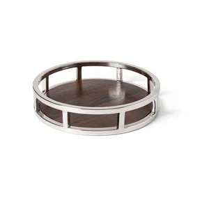 313459 bandeja 29 cm acacia steel