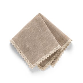 313116 guardanapo 4 pcs lila renda 45cm x 45cm natural 2