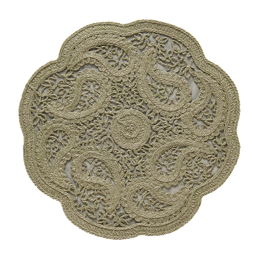 Lugar Americano Paisley Verde Brazil Nature Copa&Cia